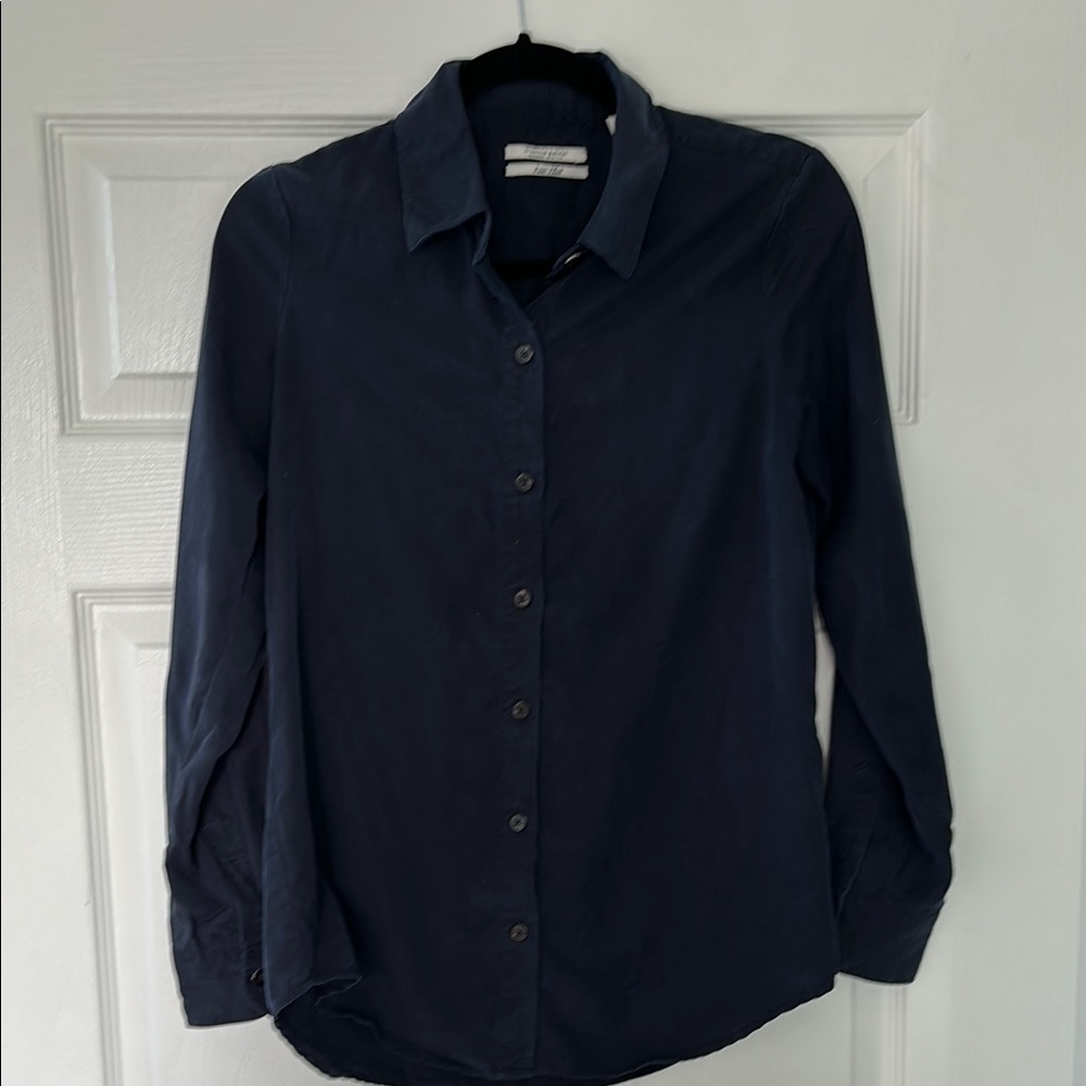 Scotch & Soda Blue Slim Fit Button Down Shirt XS
